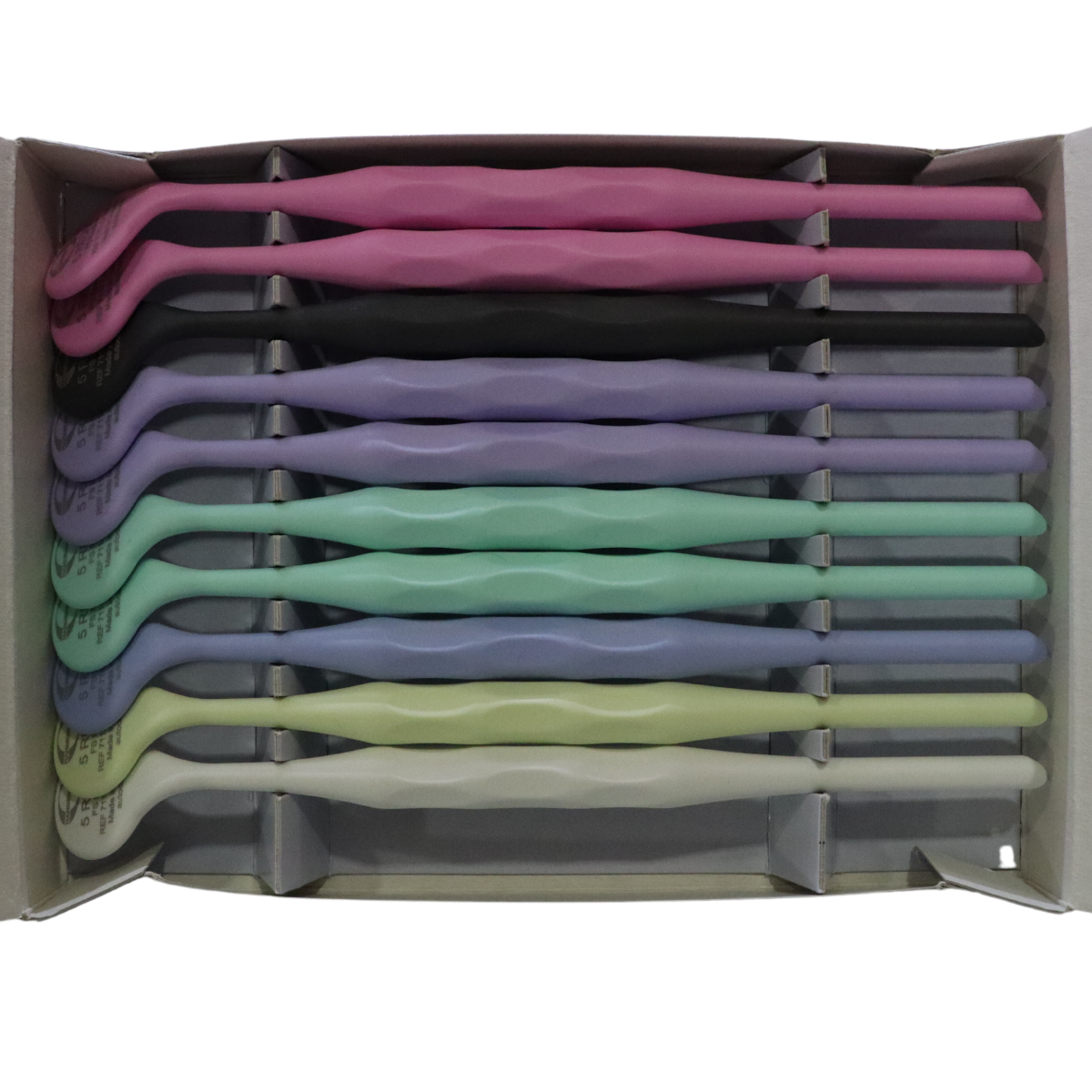 Espejos De Exploración Dental Hahnenratt Relax Colores Caja con 10 piezaz