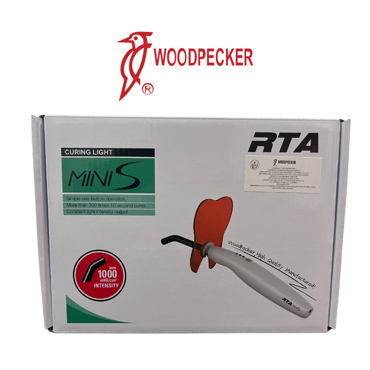 Lámpara de fotucurado para resinas MINI-S Woodpecker